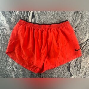 Nike Red Athletic Shorts Lightweight Relaxed Fit